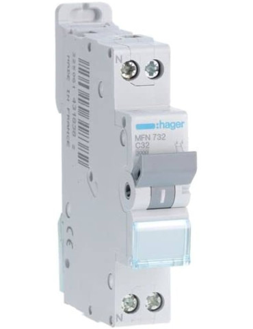DISJONCTEUR HAGER BI COURBE C 32A