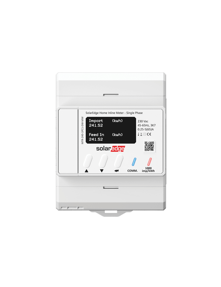 COMPTEUR TRAVERSANT MONOPHASÉ 65A