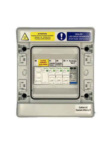 COFFRET AC 2X20A MONOPHASE