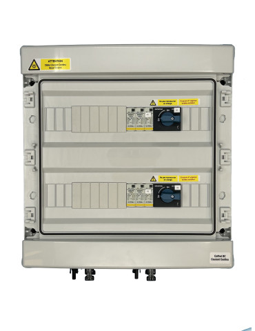 COFFRET DC 1000V 2X40A 2TRACKEURS - 2STRINGS