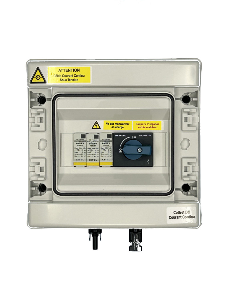 COFFRET DC 1000V 25A 1TRACKEUR - 1STRING