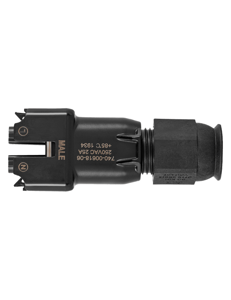 CONNECTEUR MÂLE MONOPHASÉ ENPHASE