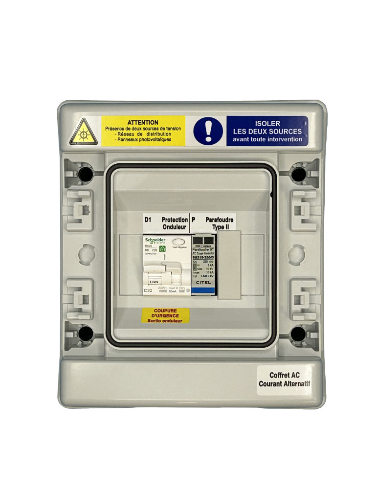 COFFRET AC 16A MONOPHASÉ