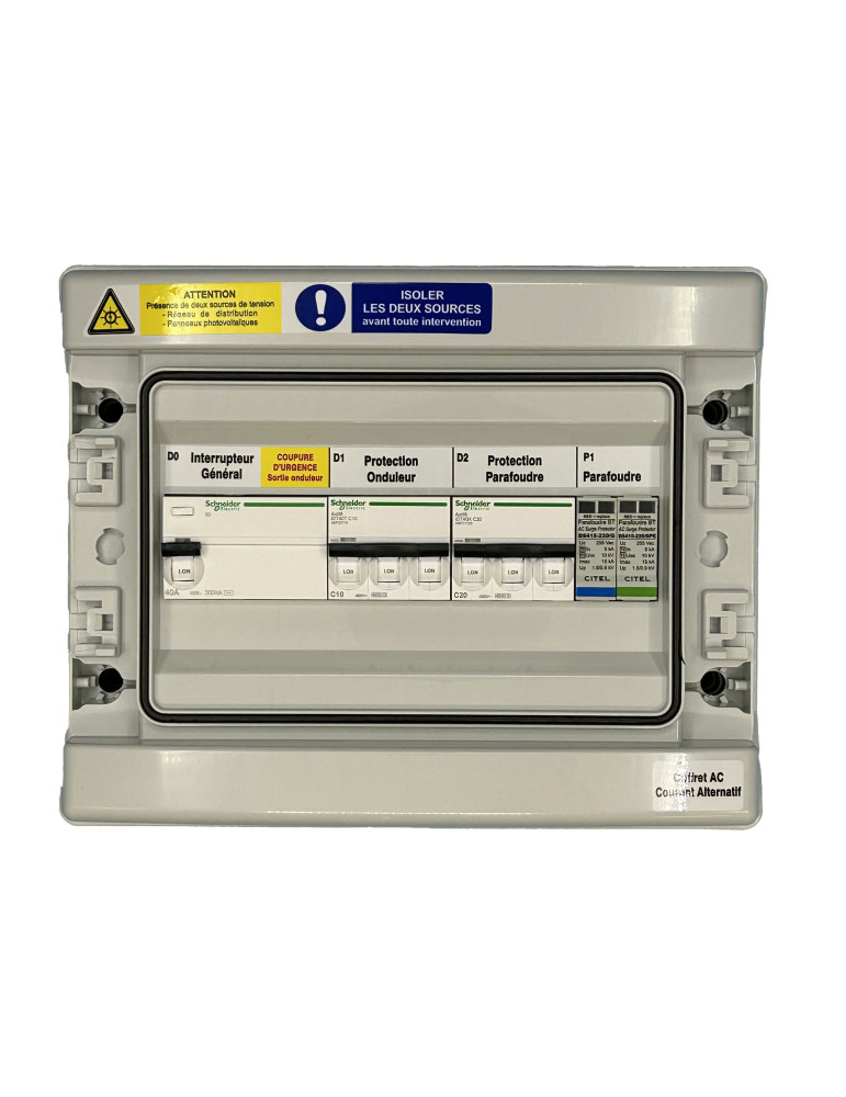 COFFRET AC 10A TRIPHASÉ