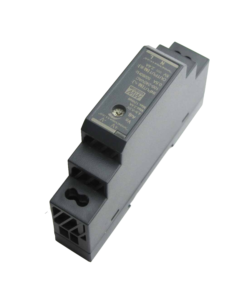 KIT ALIMENTATION + RAIL DIN + CÂBLE