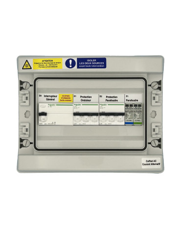 COFFRET AC 20A TYPE ASI TRIPHASÉ