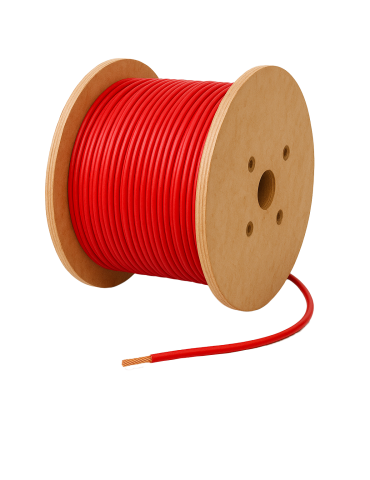 CÂBLE SOLAIRE ROUGE 6mm² 500ml