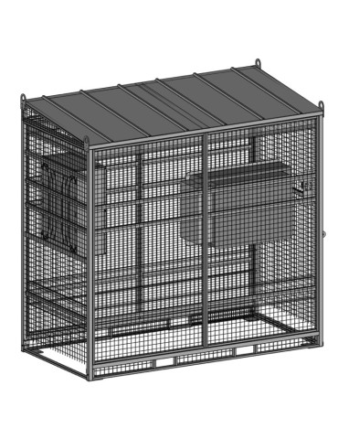 SHELTER POUR 1 ONDULEUR (PUISSANCE JUSQU'À 115kW)