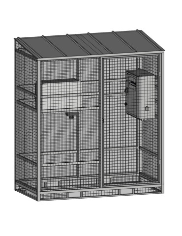 SHELTER POUR 1 ONDULEUR (PUISSANCE JUSQU'À 50kW)