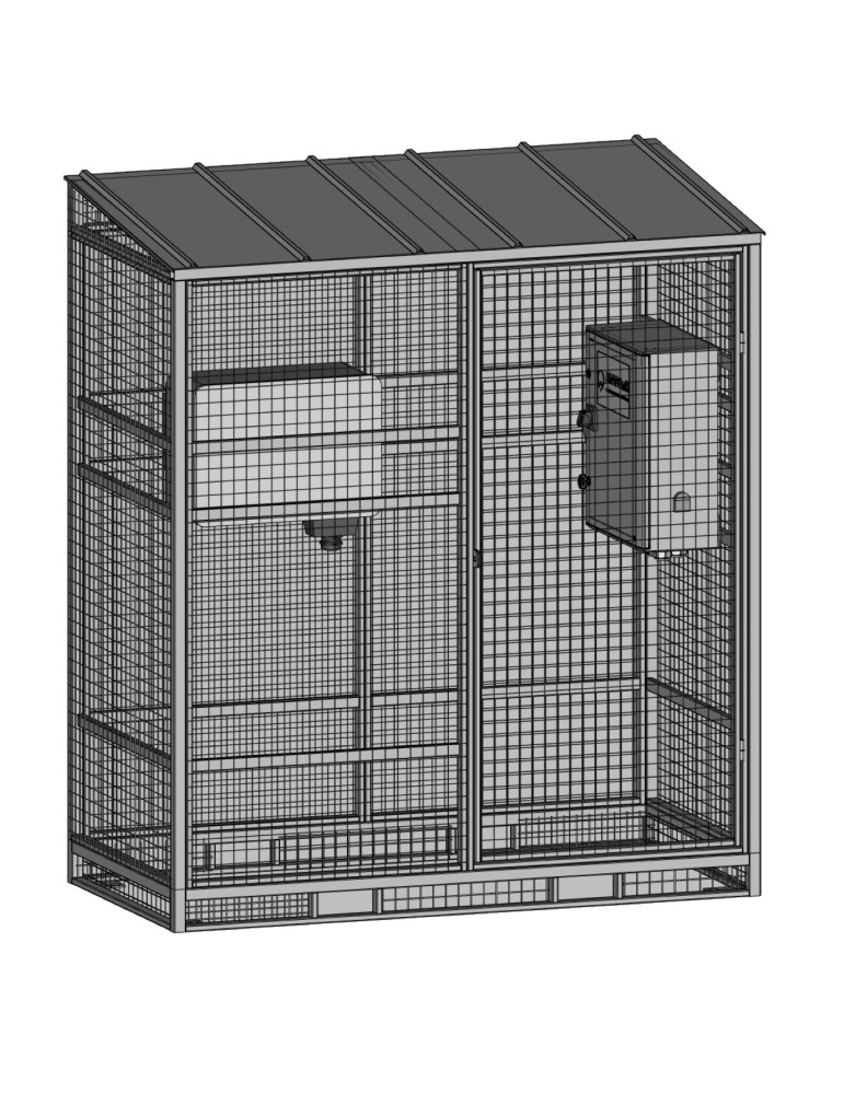 SHELTER POUR 1 ONDULEUR (PUISSANCE JUSQU'À 50kW)