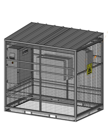 SHELTER POUR 2 ONDULEURS (PUISSANCE JUSQU'À 115kW)