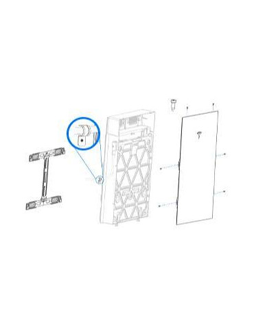 TESLA KIT FIXATION MURAL POUR BATTERIE 13.5kWh