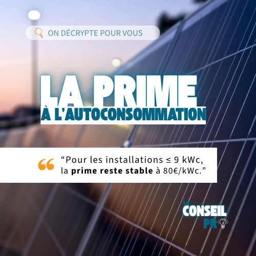 Prime-autoconsommation
