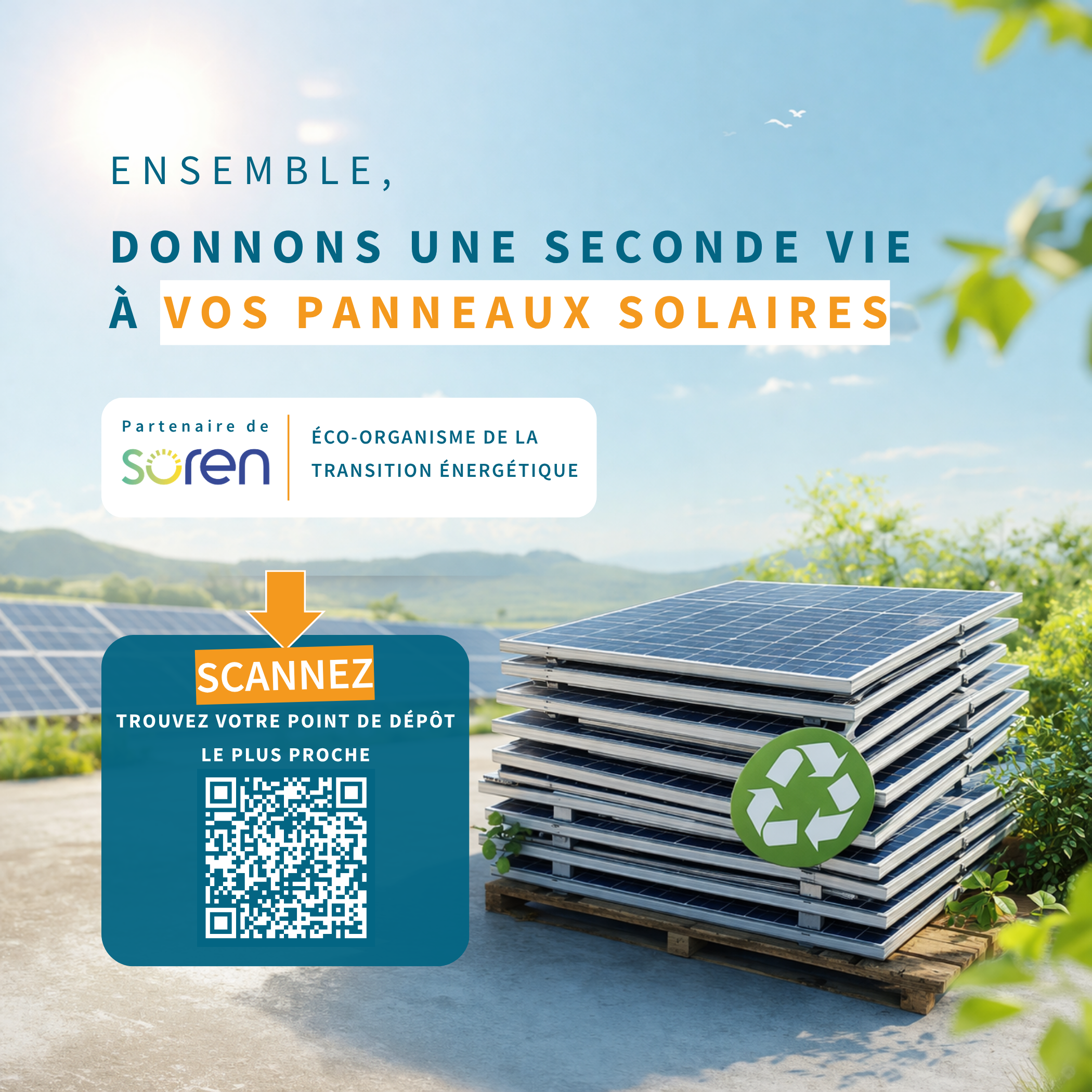 Soren recycler vos panneaux solaires